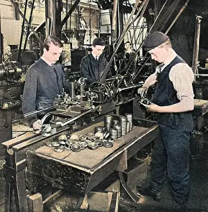Willesden: Schoolboys help in shell making