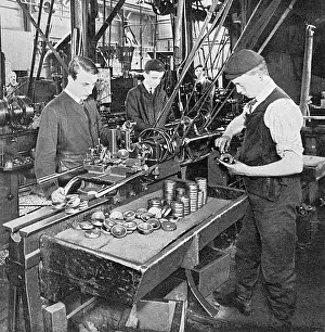 Willesden: Schoolboys help in shell making
