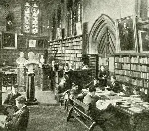 Privileged: Schoolboys in Vaughan Library, Harrow School, Middlesex