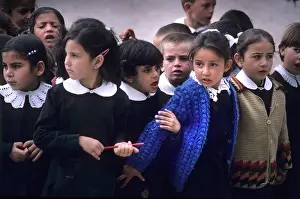 Antalya: Schoolchildren in a school in Antalya, Turkey