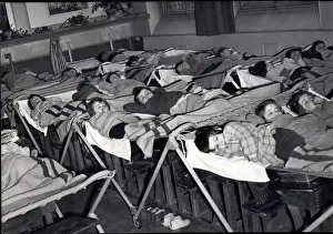 Siesta: Schoolchildren have siesta after lunch, Paris