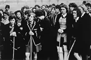 Lacrosse: Schoolgirls in lacrosse team