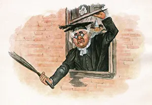 Pane: Schoolmaster reacts angrily as his window is smashed