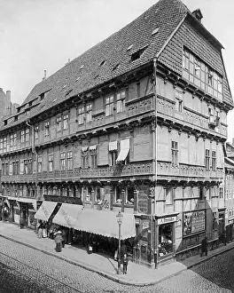 Halberstadt: Schoolyard in Halberstadt, 1903
