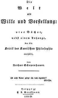 Schopenhauer: Schopenhauer, Arthur, 22.2.1788 - 21.9.1860