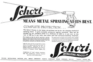 Acetylene: Schori Metallising Process - Portable Acetylene Generator