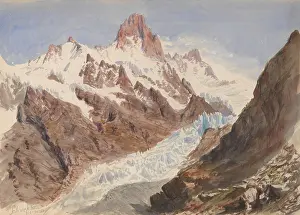 Painterly: SCHRECKHORN, EISMEER, by John Singer Sargent, 1870