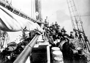 Disappeared: Schroeder Strantz expedition on their research vessel