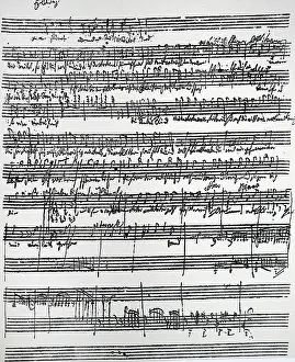1821: Schubert's autograph of a simplified accompaniment