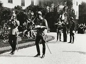 Schwarzau: Schwarzau / Lower Austria. Two officers