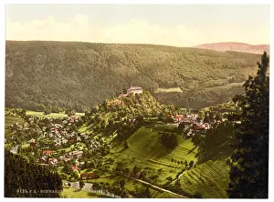 Schwarzburg: Schwarzburg, from Trippstein, Thuringia, Germany