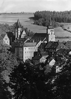 Schwarzenberg: Schwarzenberg in the Ore Mountains, 1937