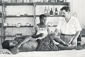 Lambarene: Schweitzer Leg Operation