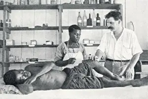 Schweitzer: Schweitzer Leg Operation