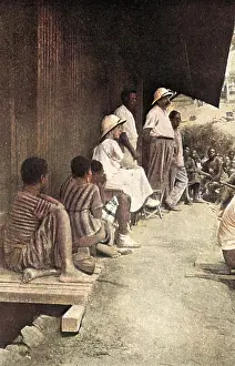 Lambarene: SCHWEITZER PREACHING