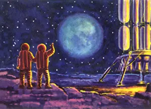 Spacesuits: Sci Fi - Astronauts on Alien Planet