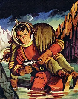 Wielding: Sci Fi - Cadet Carries Colleague