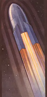 Upwards: Sci Fi - Futuristic Rocket