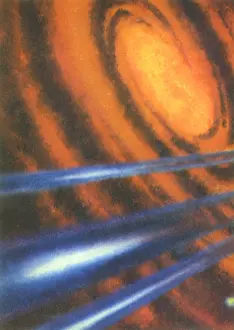 Blinding: Sci Fi - Galaxy and Comets