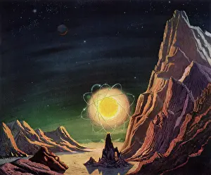 Hovers: Sci Fi - Orb Over Alien Planet