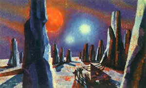 Moons: Sci Fi - Planet With Moons