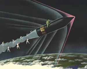 Exhaust: Sci Fi - Rocketship Takeoff