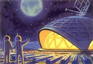 Astronauts: Sci Fi - Spacemen and Laboratory