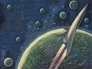 Gleaming: Sci Fi - Zooming Rocket