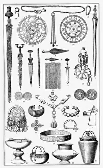 Artefacts: science, arceology, artefacts from Hallstadt
