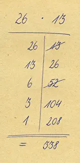 Multiplication: science, mathematics, elementary arithmetic