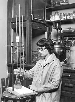 Chemicals: Scientist in her laboratory, 1927