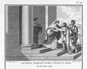 Underage: Scipio (Africanus) appointed aedile