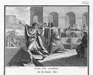 Imposed: Scipio Africanus retires from Rome