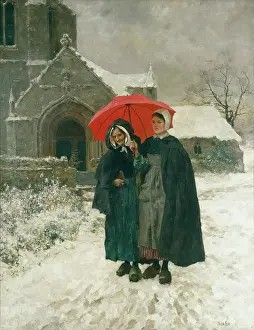 Clogs: Three Score Years and Ten ' women in snow