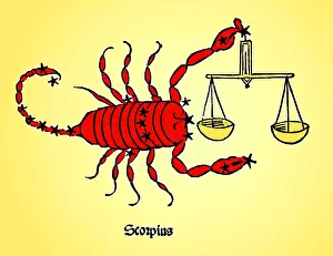Scorpion: Scorpius Constellation, Zodiac, 1482