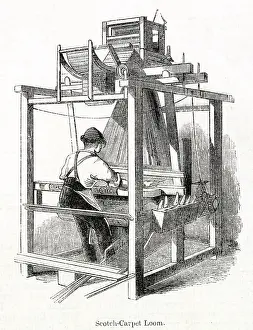 Punched: Scotch Carpet Loom, Glasgow 1843