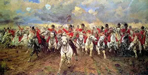 Britihs: Scotland Forever! Charge of the Scots Greys at Waterloo