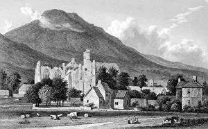 Melrose: SCOTLAND/MELROSE ABBEY