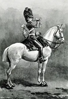 Trumpeter: Scots Greys Trumpeter on horseback