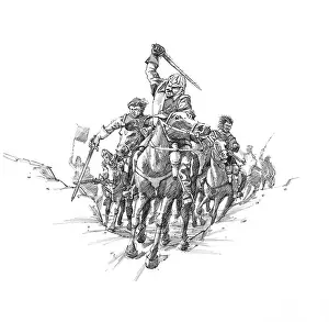 Earthwork: Scottish cavalry, Battle of Newburn Ford