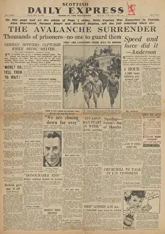 Tebourba: Scottish Daily Express - Capture of General von Arnim
