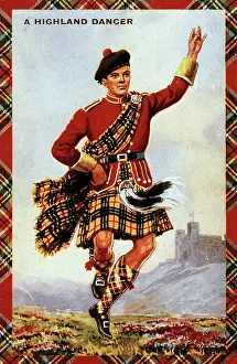 Sporran: Scottish highland dancer