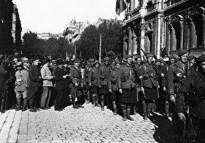 Marseilles: Scottish infantry in Marseille