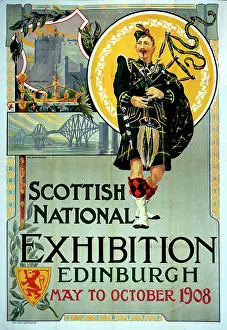 Bagpiper: Scottish National Exhibition 1908