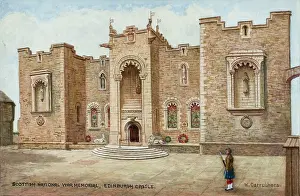 Lothian: Scottish National War Memorial, Edinburgh Castle, Scotland