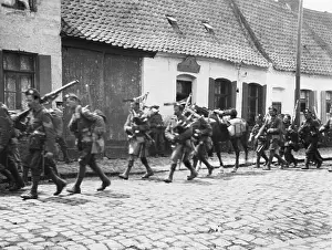 Pipers: Scottish troops 1915