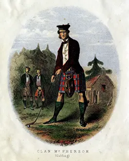 Kilt: Scottish Types - Golf, Clan McPherson