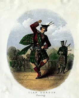 Kilt: Scottish Types - Scottish Dancing, Clan Gordon
