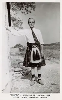 Sporran: Scotty, Trading Post operator, Pelee Island, Ontario, Canada