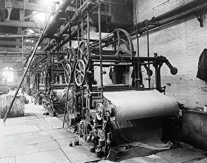Scouring: Scouring cloth in a woollen mill in Bradford